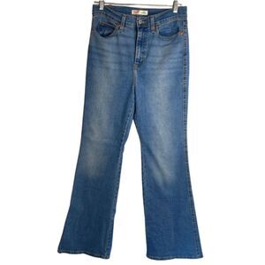 Levis Signature Heritage High Rise Flare Denim‎ Jeans Light Wash Size 8/29*